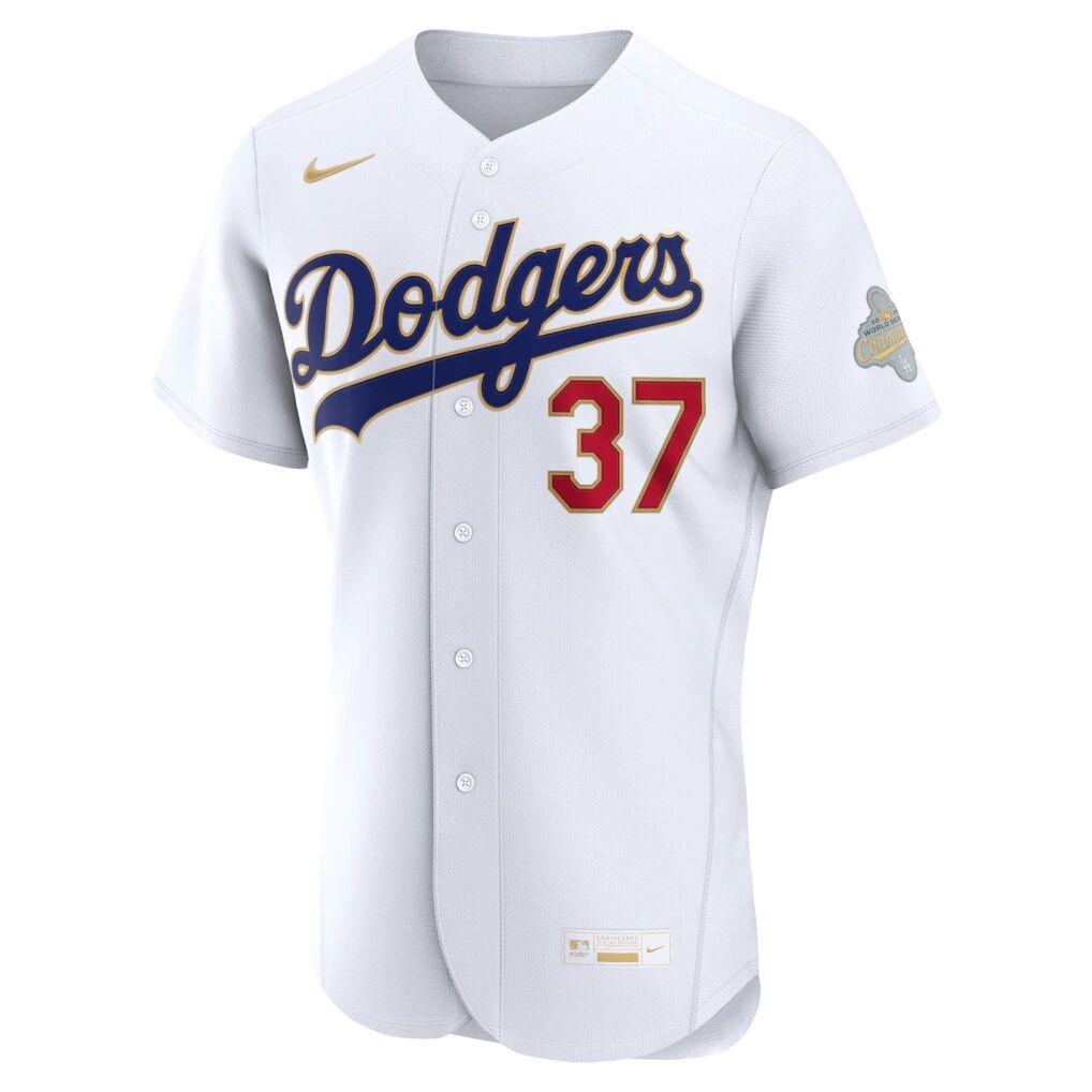 Teoscar Hernández Los Angeles Dodgers Nike 2026 Gold Collection Authentic Jersey