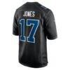 Daniel Jones Indianapolis Colts Nike Fashion Game Jersey - Black - Detail View