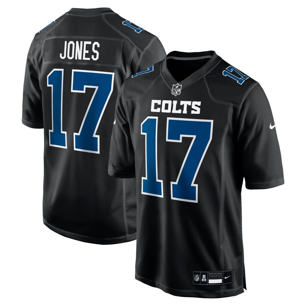 Daniel Jones Indianapolis Colts Nike Fashion Game Jersey - Carbon Black