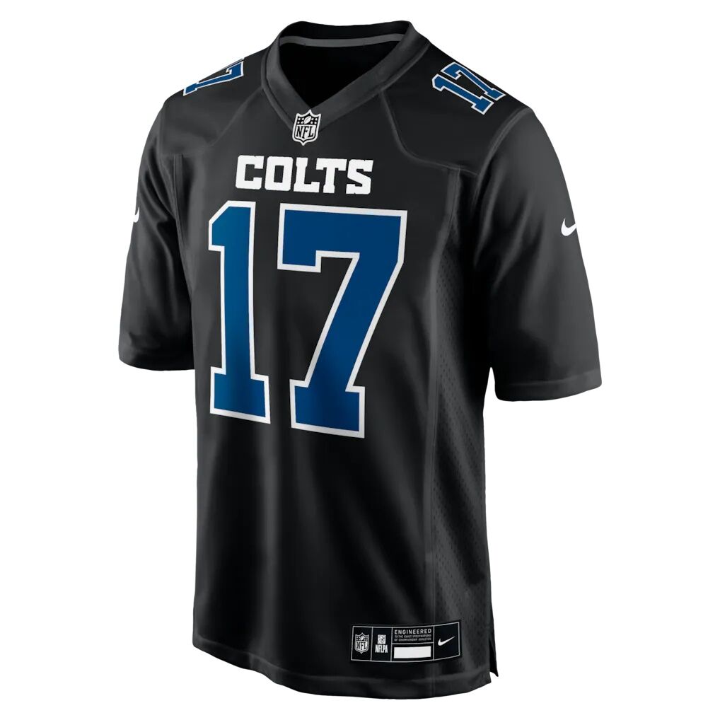 Daniel Jones Indianapolis Colts Nike Fashion Game Jersey - Carbon Black