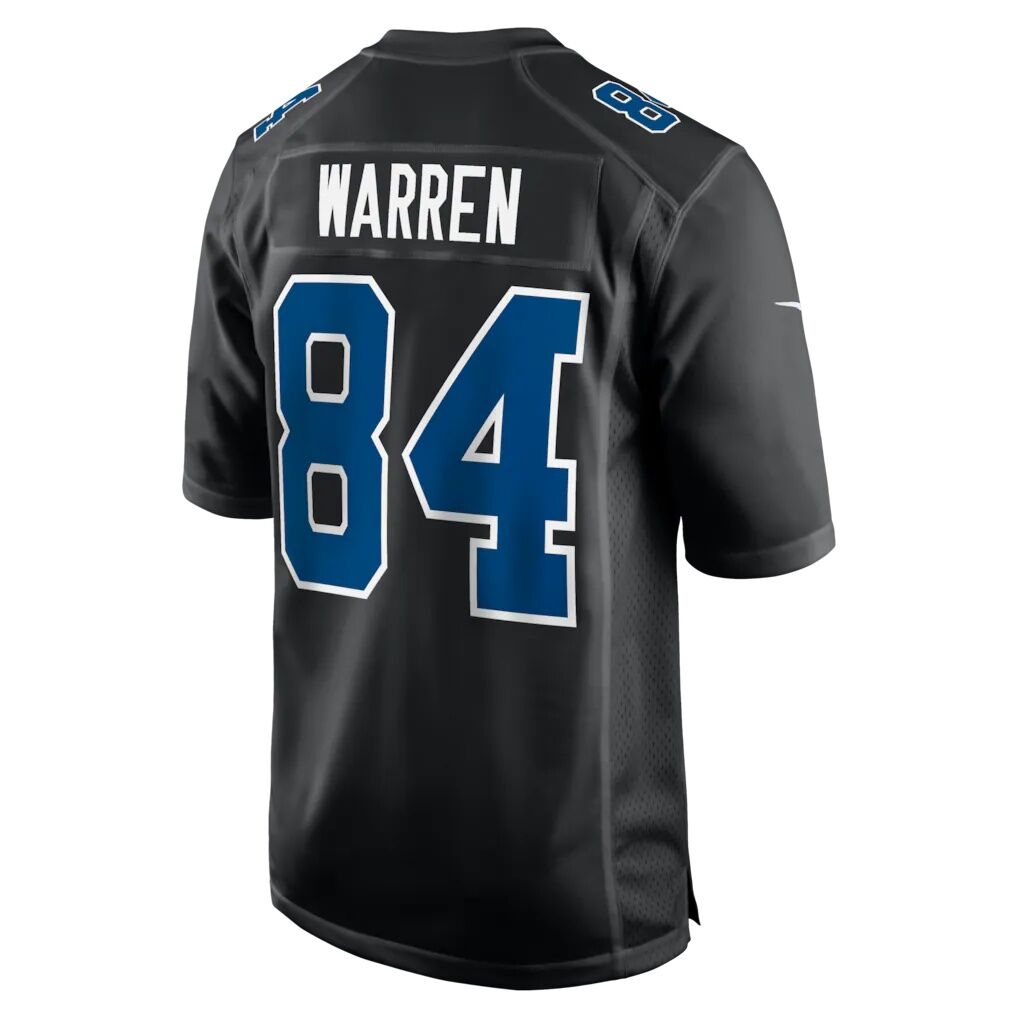 Tyler Warren Indianapolis Colts Nike Fashion Game Jersey - Carbon Black