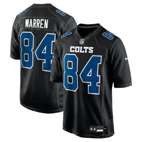 Tyler Warren Indianapolis Colts Nike Fashion Game Jersey - Black - Front View