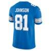 Calvin Johnson Detroit Lions Nike Vapor F.U.S.E. Stitched Retired Limited Jersey - Blue - Detail View