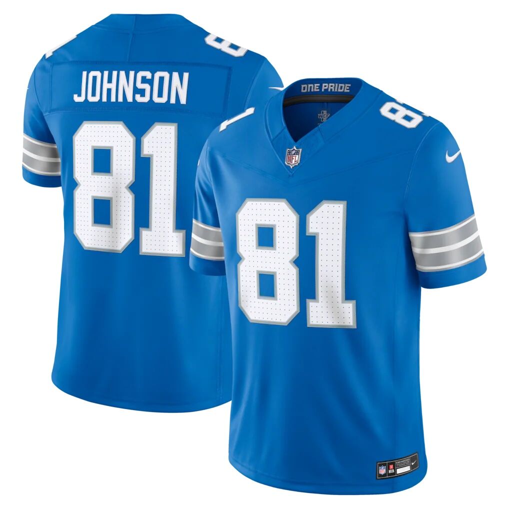 Calvin Johnson Detroit Lions Nike Vapor F.U.S.E. Stitched Retired Limited Jersey
