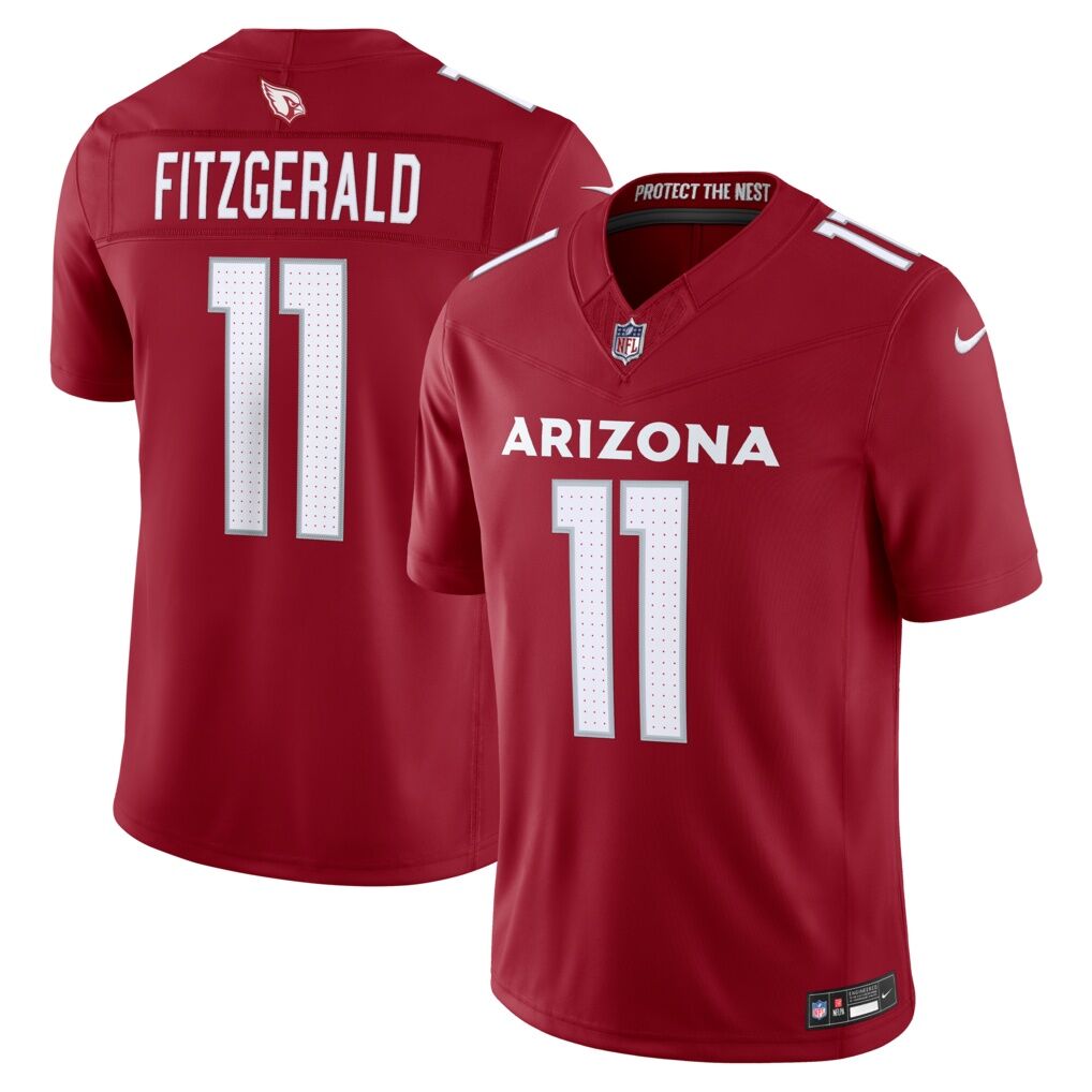 Larry Fitzgerald Arizona Cardinals Nike Vapor F.U.S.E. Stitched Retired Limited Jersey - Cardinal