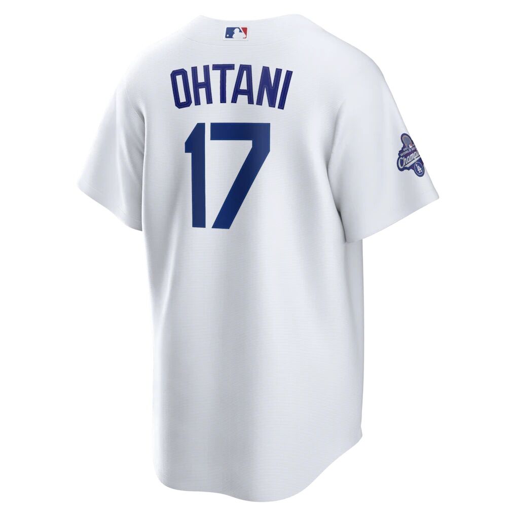 Shohei Ohtani Los Angeles Dodgers Nike 2025 World Series Champions Home Replica Jersey