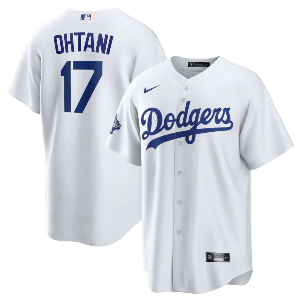 Shohei Ohtani Los Angeles Dodgers Nike 2025 World Series Champions Home Replica Jersey