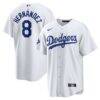 Enrique Hernández Los Angeles Dodgers Nike Home 2025 World Series Champions Replica Jersey - White - Front View