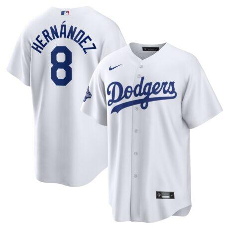 Enrique Hernández Los Angeles Dodgers Nike Home 2025 World Series Champions Replica Jersey - White - Front View