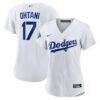 Shohei Ohtani Los Angeles Dodgers Nike Women's 2025 World Series Champions Home Replica Jersey - White - Front View