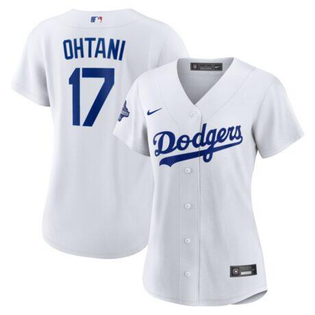 Shohei Ohtani Los Angeles Dodgers Nike Women's 2025 World Series Champions Home Replica Jersey - White - Front View