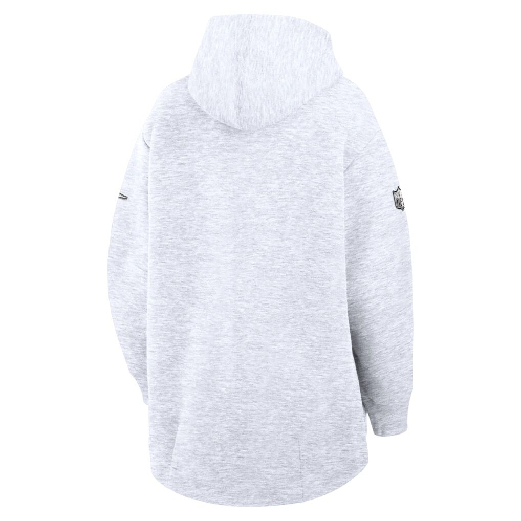 Seattle Seahawks Nike Women's Super Bowl LX Opening Night Tech Fleece Full-Zip Hoodie - Heather Gray