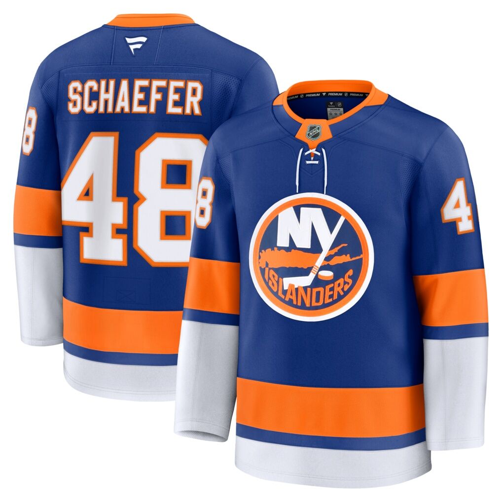 Matthew Schaefer New York Islanders Fashion7 Home Premium Jersey - Royal