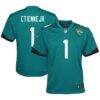 Travis Etienne Jacksonville Jaguars Nike Youth Game Jersey - Teal - Front View