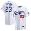 Kyle Tucker Los Angeles Dodgers Nike Home Stadium Jersey - White - Front View
