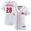 Eugenio Suárez Cincinnati Reds Nike Women's Home Replica Jersey - White - Front View