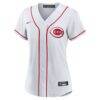 Eugenio Suárez Cincinnati Reds Nike Women's Home Replica Jersey - White - Side View