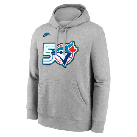 Toronto Blue Jays Nike 50th Season Club Hoodie - - Front View