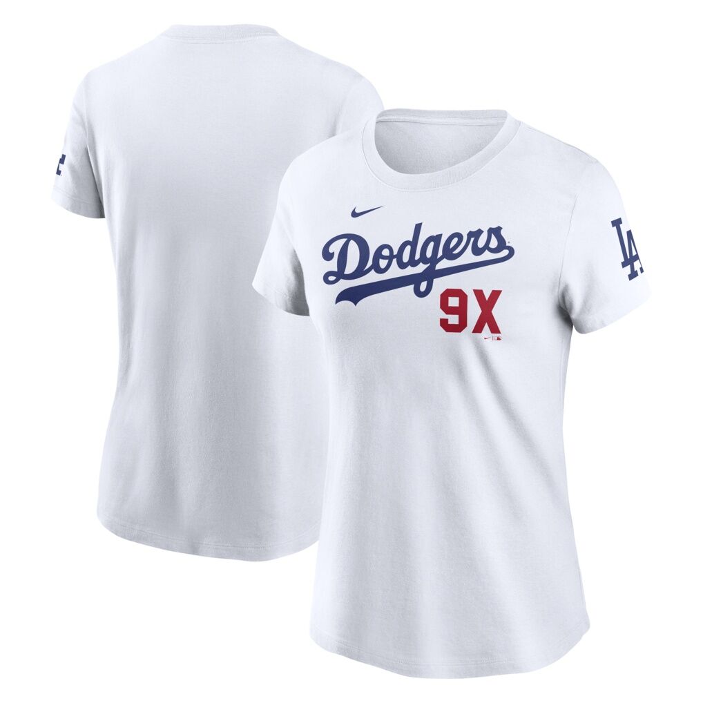 Los Angeles Dodgers Nike Women’s 9X Champions T-Shirt