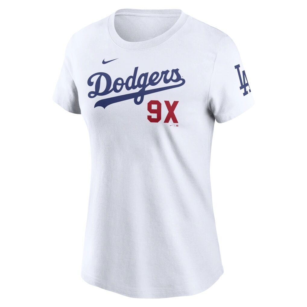 Los Angeles Dodgers Nike Women’s 9X Champions T-Shirt