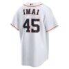 Tatsuya Imai Houston Astros Nike Home Replica Jersey - White - Detail View