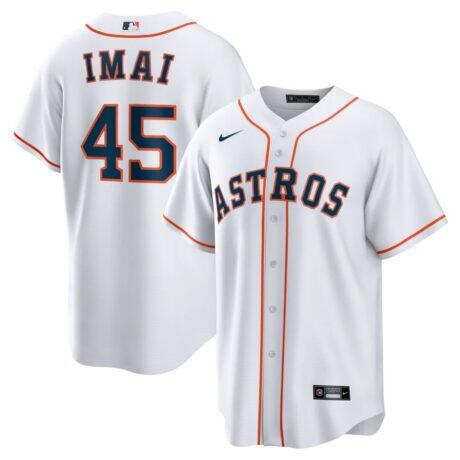 Tatsuya Imai Houston Astros Nike Home Replica Jersey - White - Front View