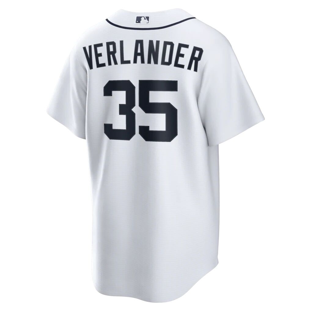 Justin Verlander Detroit Tigers Nike Home Replica Jersey