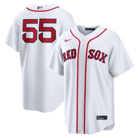 Ranger Suárez Boston Red Sox Nike Home Replica Jersey - White - Front View