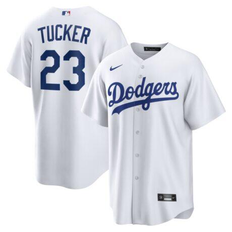 Kyle Tucker Los Angeles Dodgers Nike Home Replica Jersey - White - Front View
