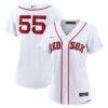 Ranger Suárez Boston Red Sox Nike Women's Home Replica Jersey - White - Front View