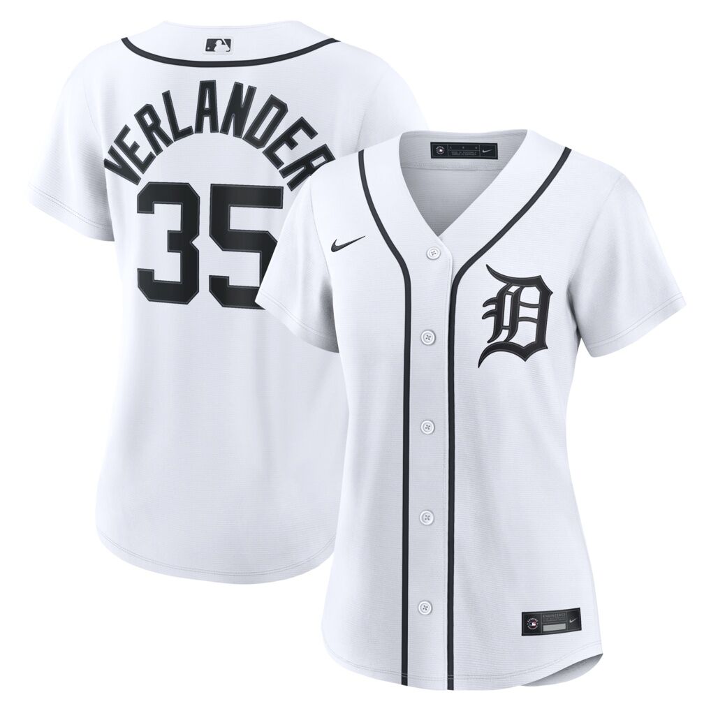 Justin Verlander Detroit Tigers Nike Women’s Home Replica Jersey