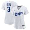 Edwin Díaz Los Angeles Dodgers Nike Women's Home Replica Jersey - White - Front View