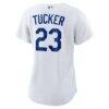 Kyle Tucker Los Angeles Dodgers Nike Women's Home Replica Jersey - White - Detail View