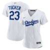 Kyle Tucker Los Angeles Dodgers Nike Women's Home Replica Jersey - White - Front View