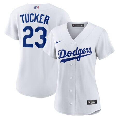 Kyle Tucker Los Angeles Dodgers Nike Women's Home Replica Jersey - White - Front View