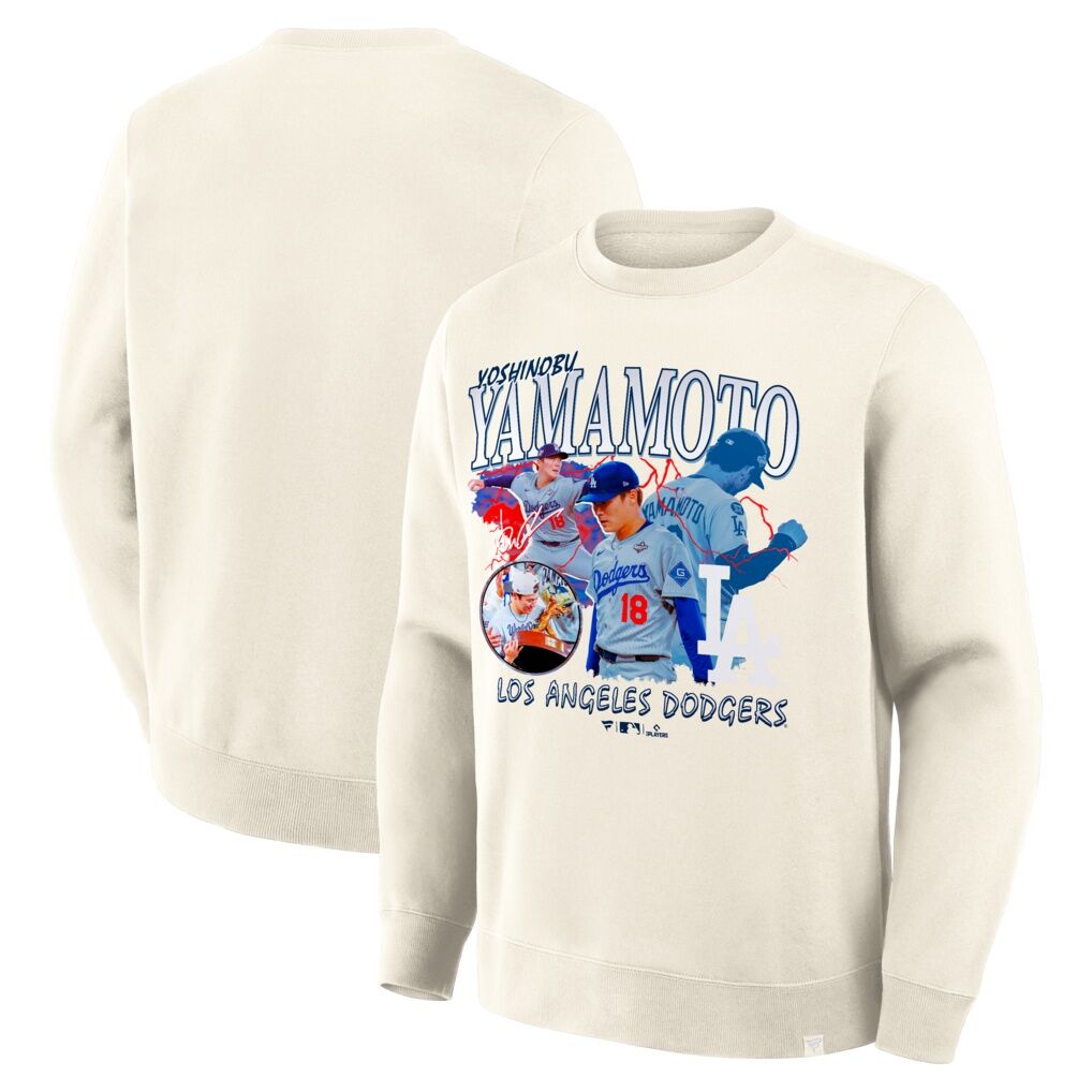 Yoshinobu Yamamoto Los Angeles Dodgers Fashion7 Montage Legacy Sweatshirt
