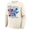 Yoshinobu Yamamoto Los Angeles Dodgers Fashion7 Montage Legacy Sweatshirt - Cream - Side View