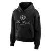 Los Angeles Dodgers Fashion7 Women's Legacy Fleece Hoodie - Black - Side View