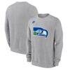 Seattle Seahawks Nike Vintage Osprey Head Club Sweatshirt - - Front View