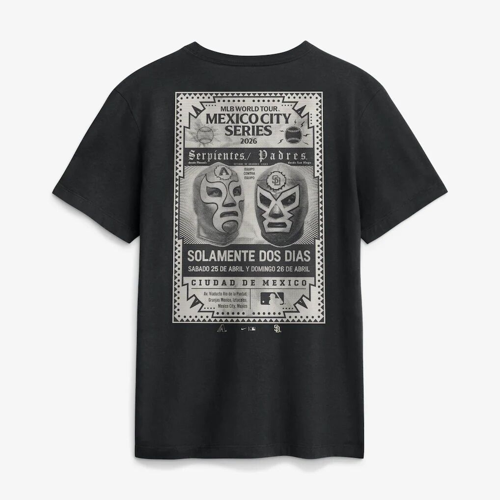 San Diego Padres vs. Arizona Diamondbacks Nike MLB World Tour: Mexico City Series Match Up T-Shirt
