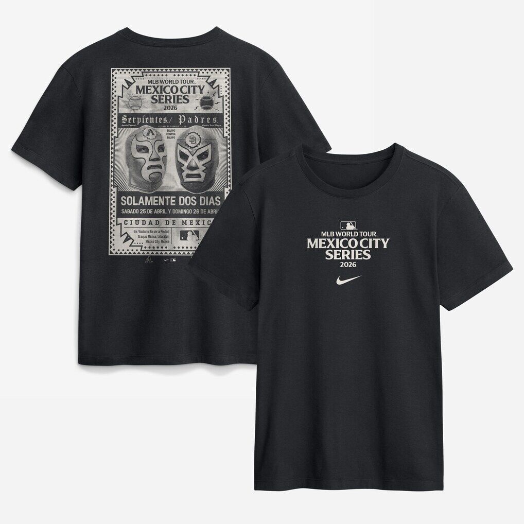 San Diego Padres vs. Arizona Diamondbacks Nike MLB World Tour: Mexico City Series Match Up T-Shirt
