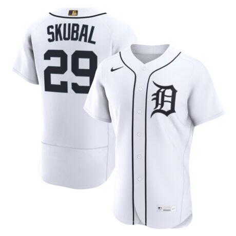 Tarik Skubal Detroit Tigers Nike MLB Awards Authentic Jersey - White - Front View
