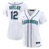 Josh Naylor Seattle Mariners Nike Women's Home Replica Jersey - White - Front View