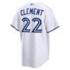 Ernie Clement Toronto Blue Jays Nike Home Replica Jersey - White - Detail View