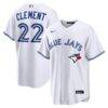 Ernie Clement Toronto Blue Jays Nike Home Replica Jersey - White - Front View