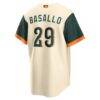 Samuel Basallo Baltimore Orioles Nike 2026 City Connect Stadium Jersey - Cream - Detail View