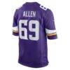 Jared Allen Minnesota Vikings Nike Retired Player Game Jersey - Purple - Detail View