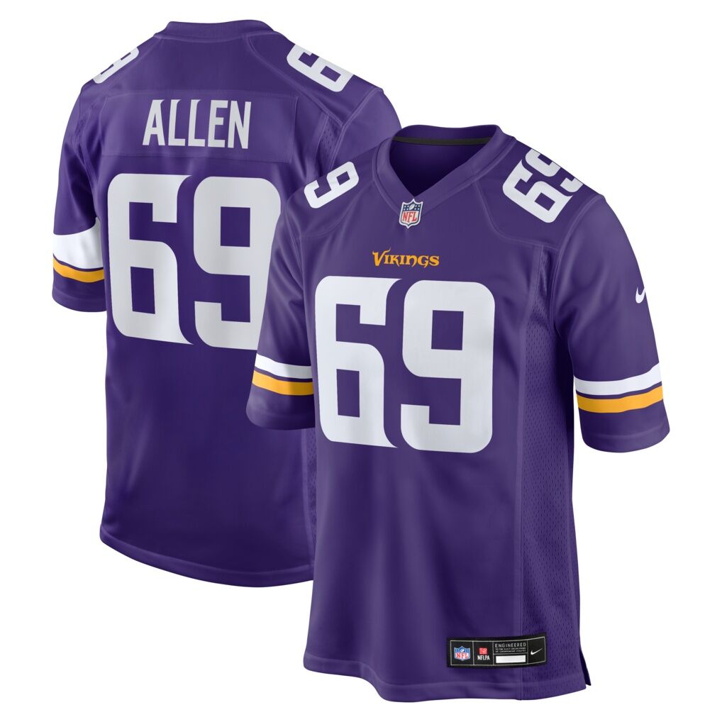 Jared Allen Minnesota Vikings Nike Retired Player Game Jersey