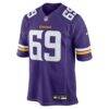 Jared Allen Minnesota Vikings Nike Retired Player Game Jersey - Purple - Side View