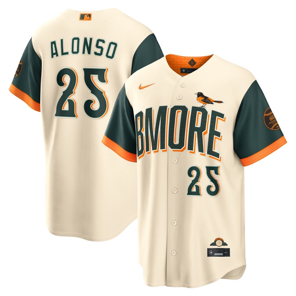 Pete Alonso Baltimore Orioles Nike 2026 City Connect Stadium Jersey